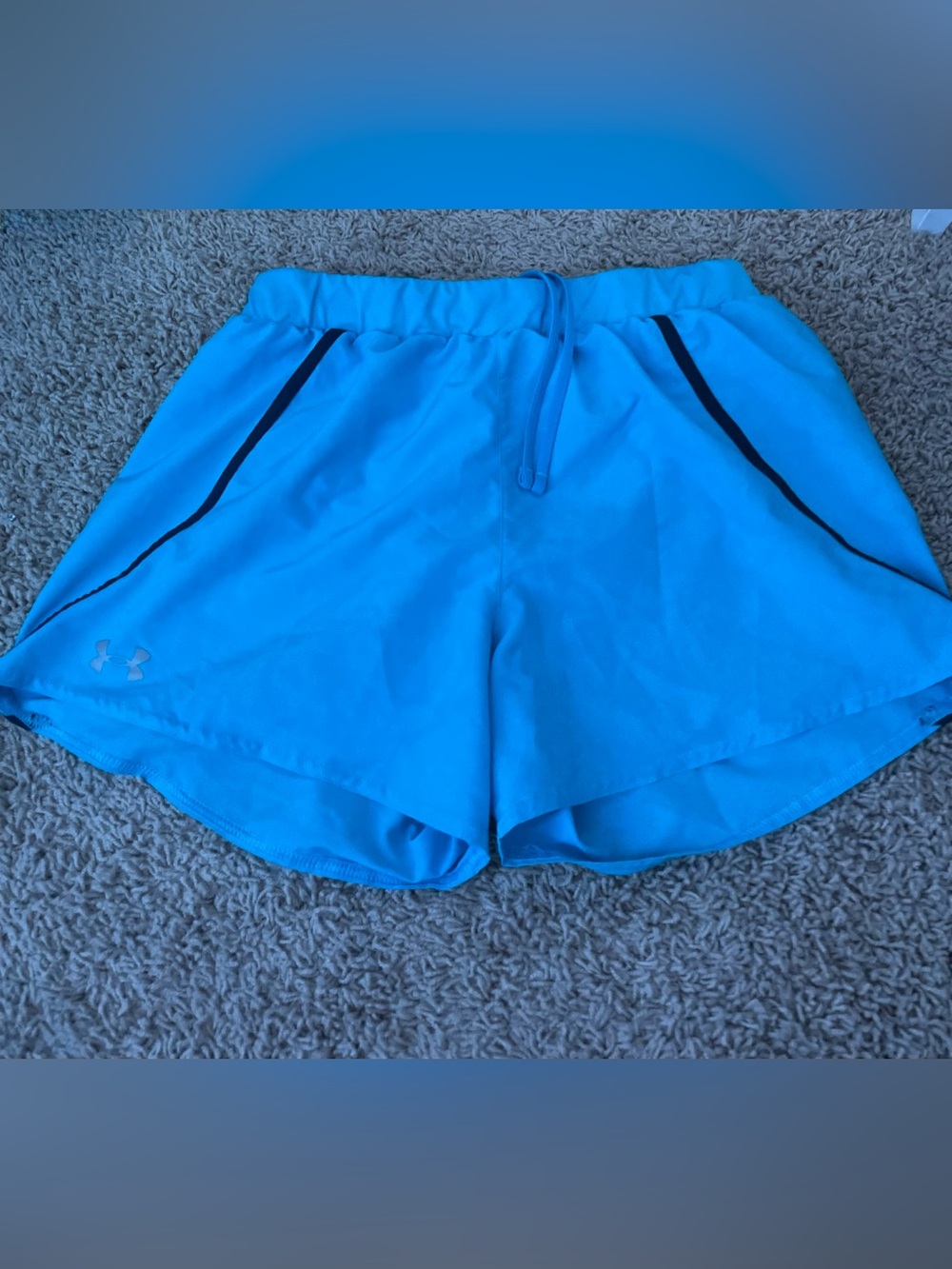 Under Armour Bright Blue Athletic Drawstring Shorts
